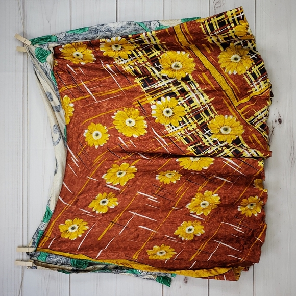 Darn Good Yarn Sari Silk Wrap Skirt Tea Goddess - Picture 6 of 16